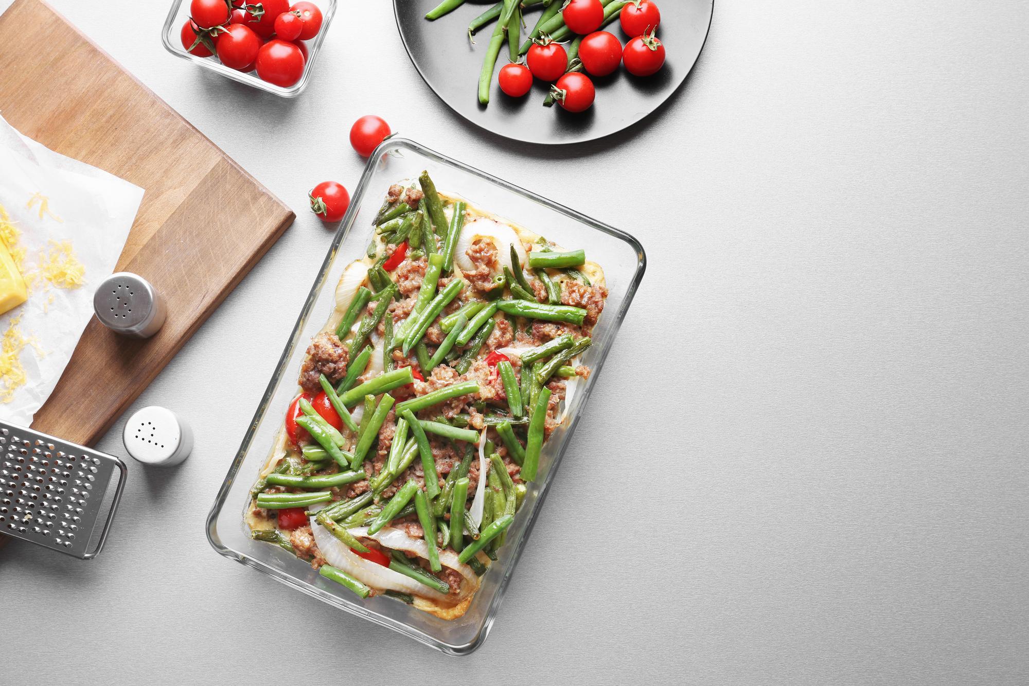 sheet-pan dinner with roasted vegetables and grains